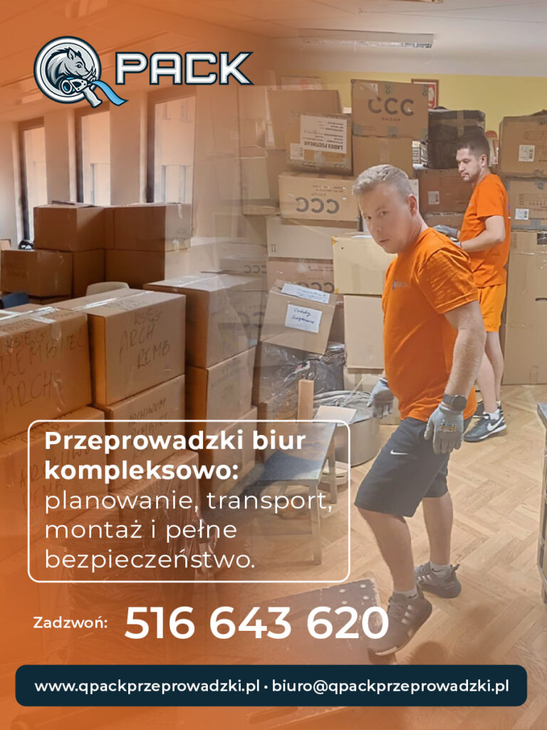 Przeprowadzki biur legionowo