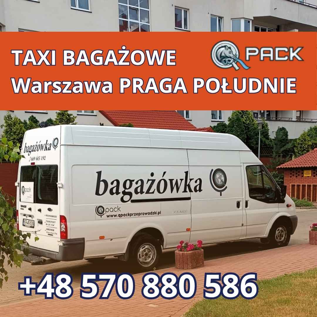 taxi bagażowe Warszawa Praga Południe - QPACK