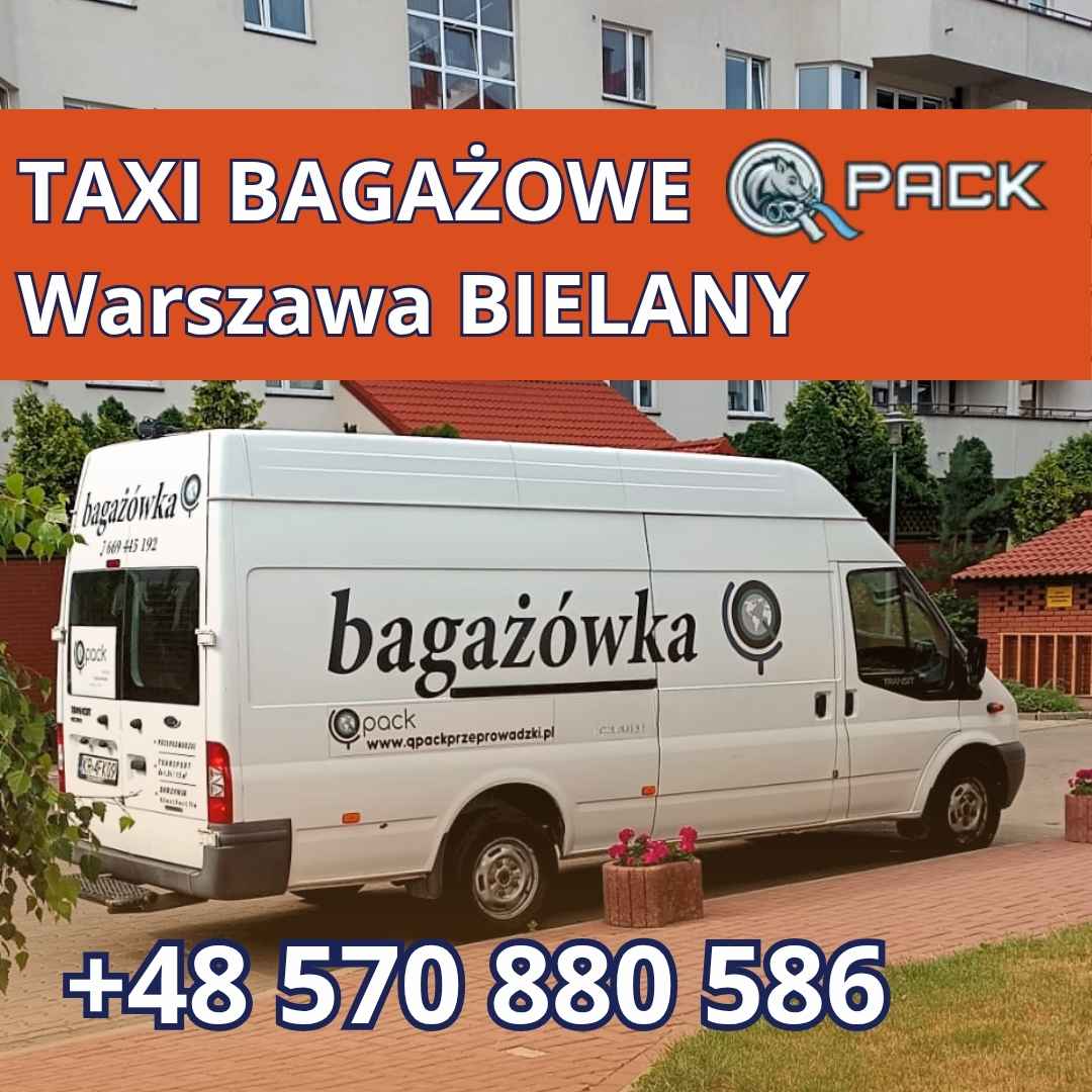 taxi bagażowe Warszawa Bielany - QPACK