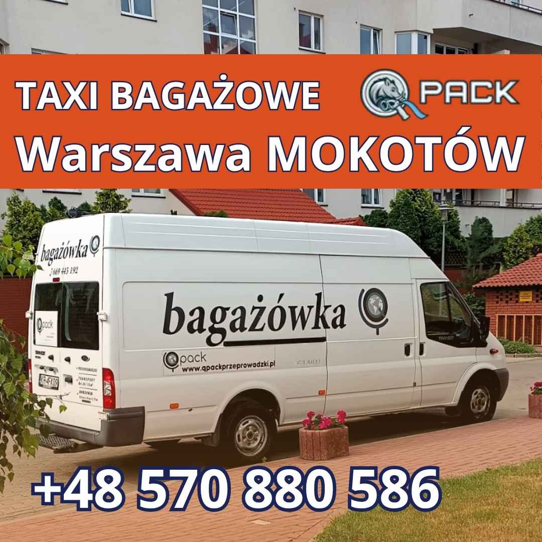taxi bagażowe Warszawa Mokotów - QPACK