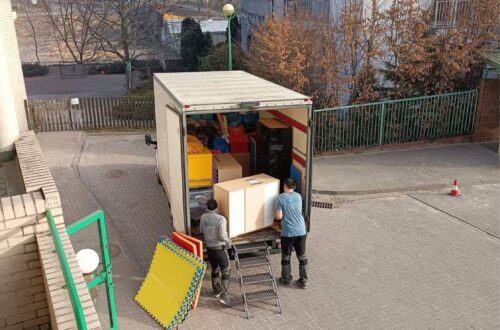 Przeprowadzka w stolicy - rozładunek firma QPACK