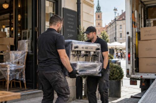 relokacja restauracji z ekipą przeprowadzkową